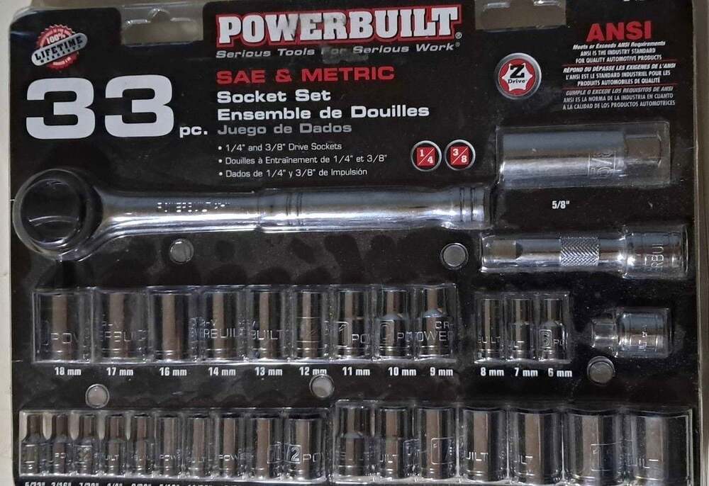 33 Piece Socket Set